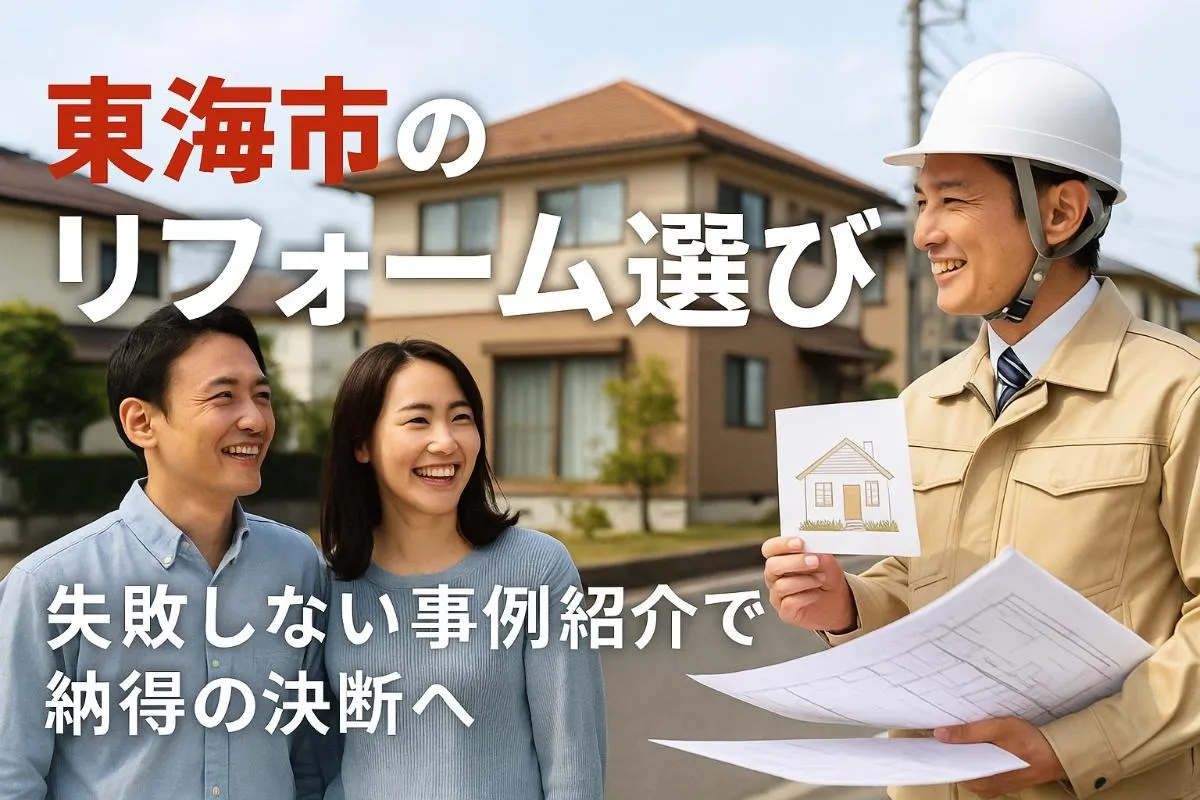東海市でのリフォームで後悔しない選び方！事例の紹介など