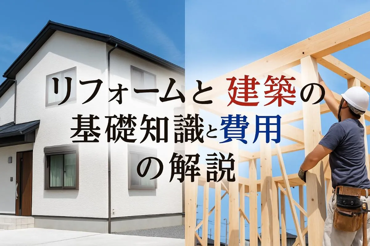 リフォームと建築の基礎知識と費用相場の解説｜法改正情報や事例から学ぶ施工方法